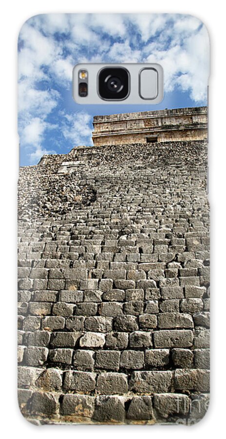 Chichen Itza Galaxy Case featuring the photograph Stairway to Heaven by Kathy Strauss