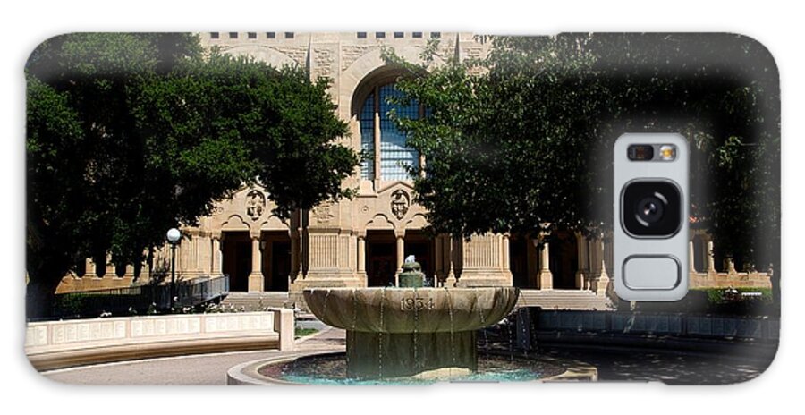 Stanford University Galaxy Case featuring the photograph Stanford University Fountain by Mountain Dreams