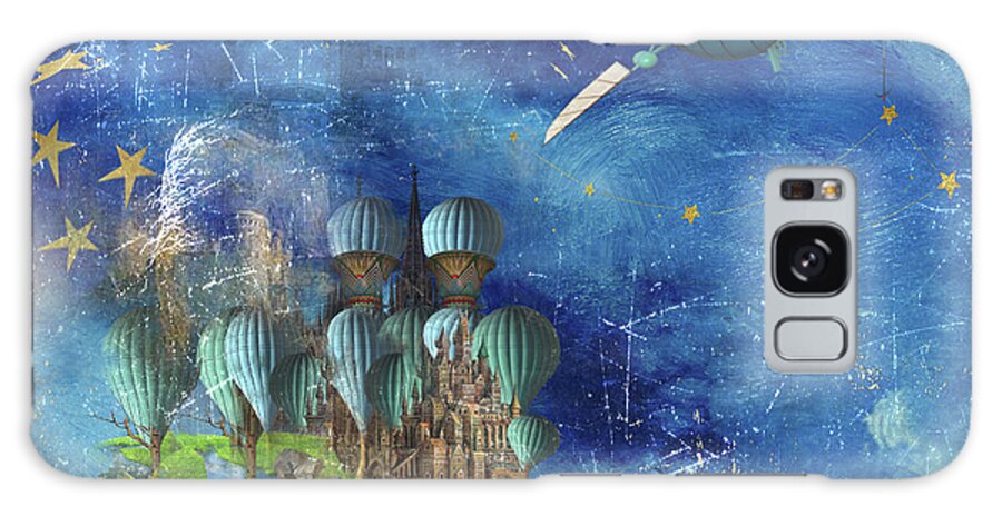 Art Galaxy Case featuring the digital art StarFishing in a Mystical Land by Nicky Jameson