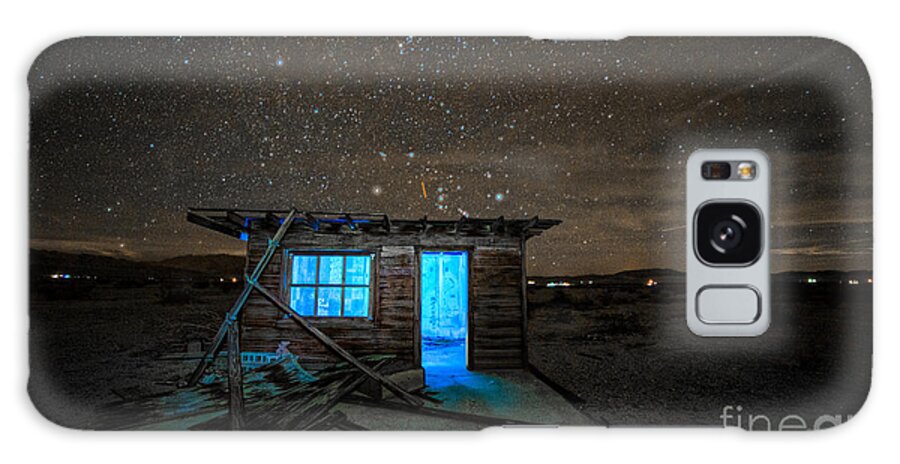 Stars Galaxy Case featuring the photograph Stars, Cabins... Wonder Valley by Lisa Manifold
