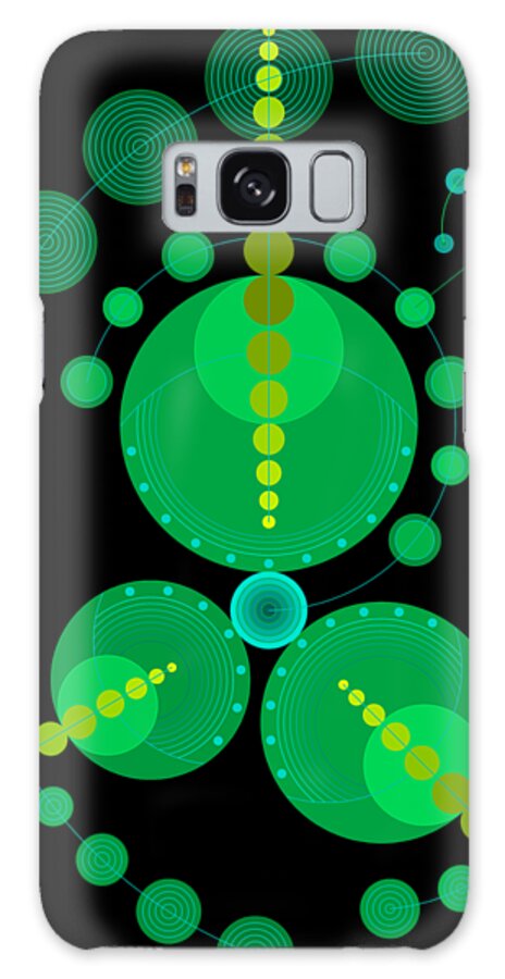 Relief Galaxy Case featuring the digital art Starship color by DB Artist