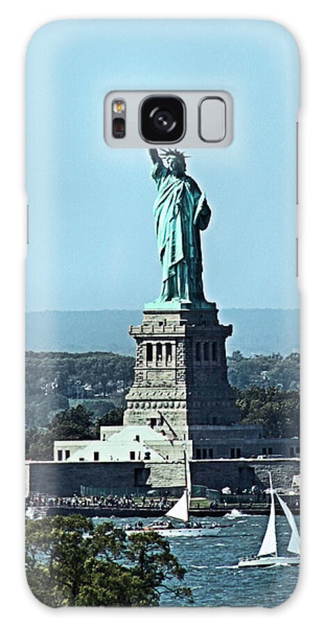 Statue Of Liberty Galaxy Case featuring the photograph Statue of Liberty by Kristin Elmquist