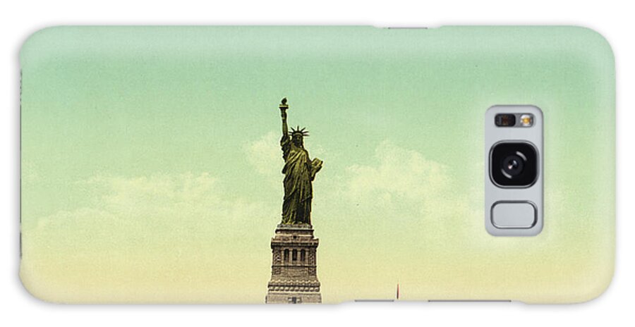 Statue Of Liberty Galaxy Case featuring the photograph Statue of Liberty, New York Harbor by American School