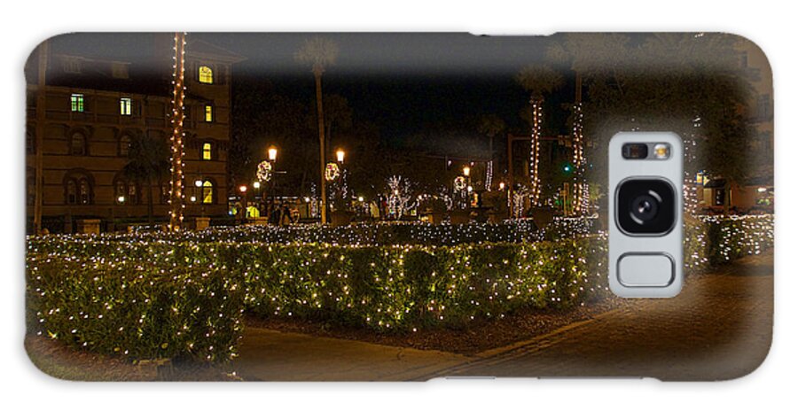St. Augustine Galaxy Case featuring the photograph St.AugustineLights1 by Kenneth Albin