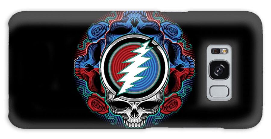 Steal Your Face Galaxy Case featuring the digital art Steal Your Face - Ilustration by The Bear