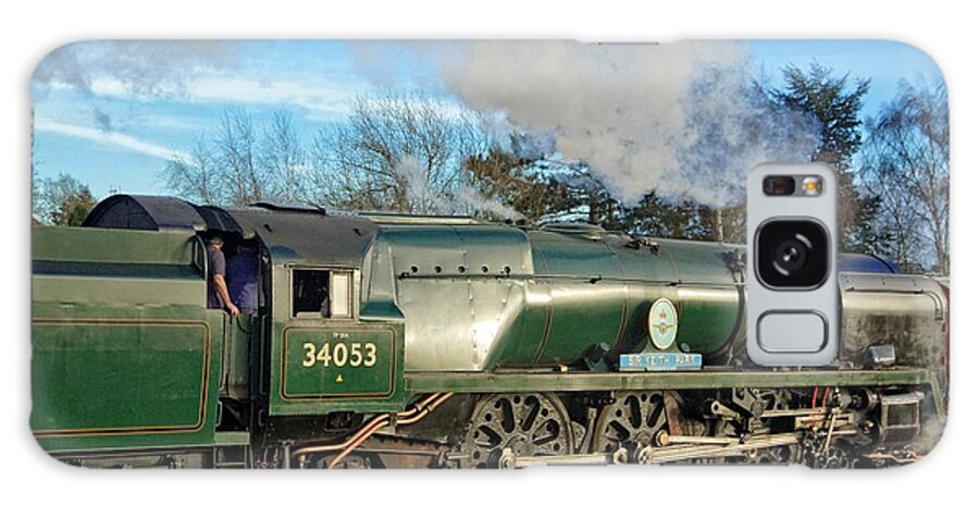 Steam Galaxy Case featuring the photograph Steam Locomotive Elegance by David Birchall