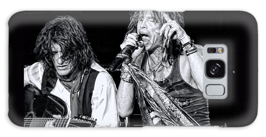 Steven Tyler Galaxy S8 Case featuring the photograph Steven Tyler Croons by Traci Cottingham