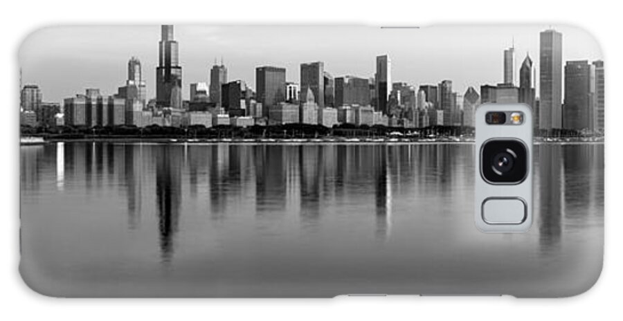 Chicago Skyline Galaxy Case featuring the photograph Chicago Wakes Up by Matt Hammerstein