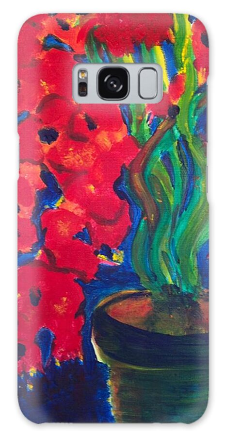 Christmas Galaxy Case featuring the painting Holiday Still Life by Sherry Killam