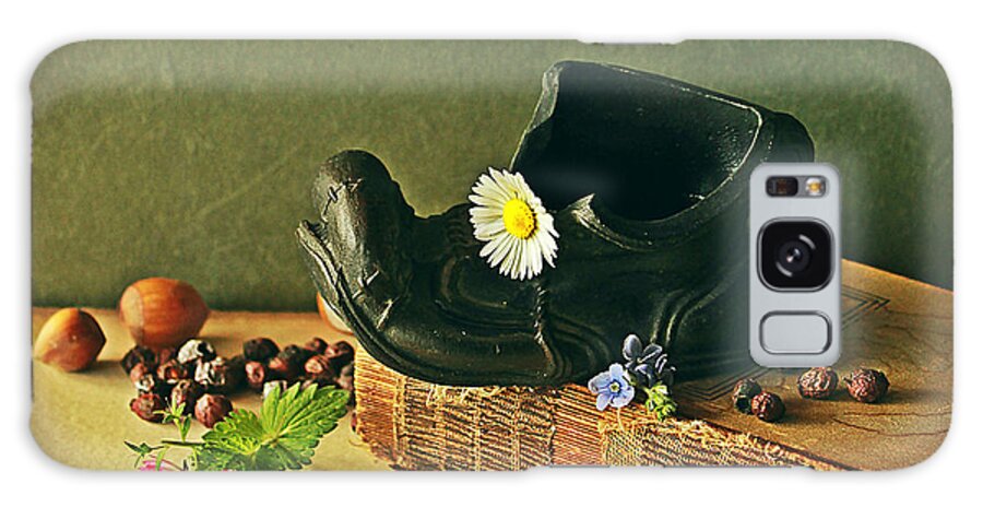 Daisies Galaxy Case featuring the photograph Still life with daises by Binka Kirova