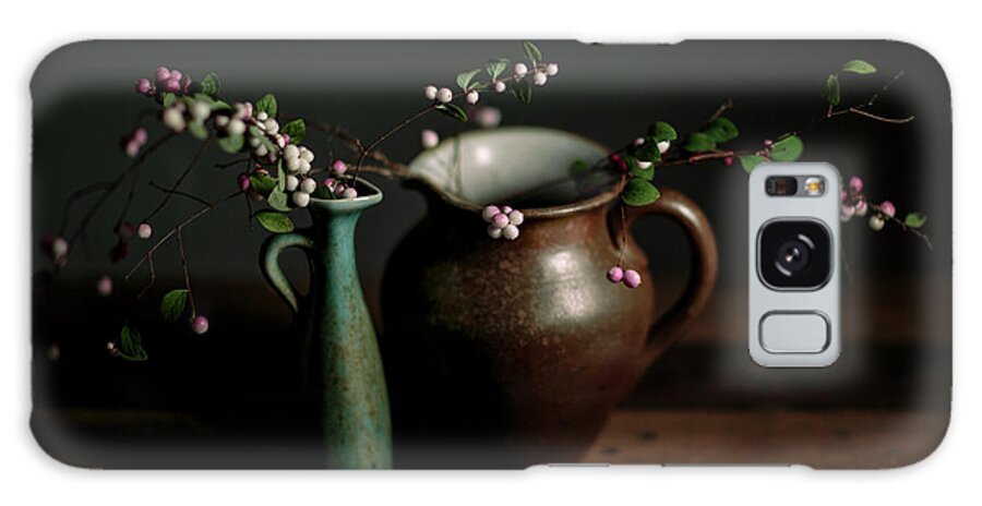 Still Life Galaxy Case featuring the photograph Still Life with Stoneware by Nailia Schwarz