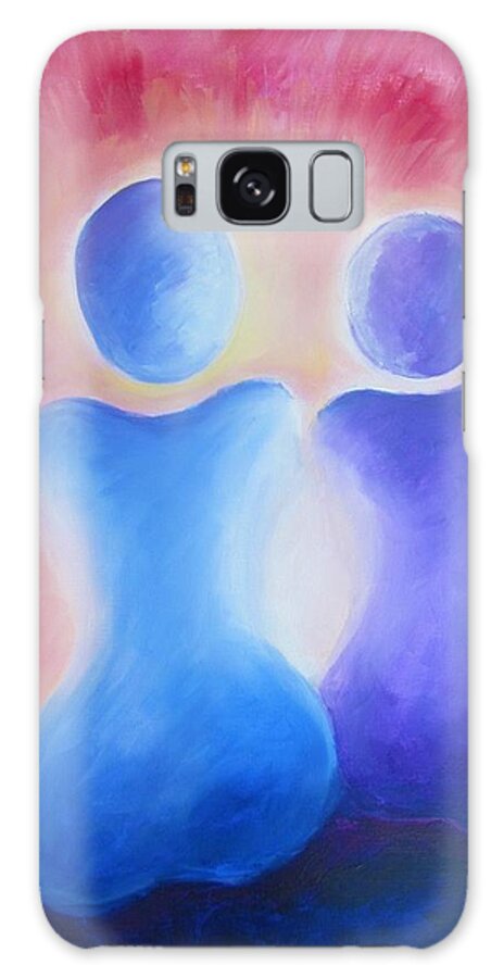 Grief Galaxy Case featuring the painting Still...Beside Me by Jennifer Hannigan-Green