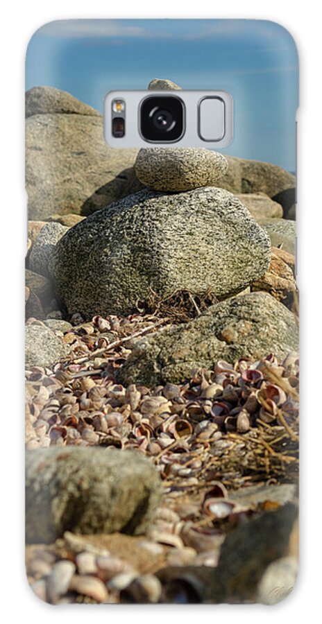 Stone Galaxy Case featuring the photograph Stone Stack by ChelleAnne Paradis