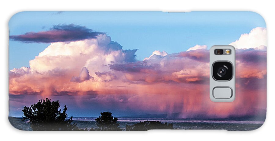 Natanson Galaxy Case featuring the photograph Storm at Sunset by Steven Natanson