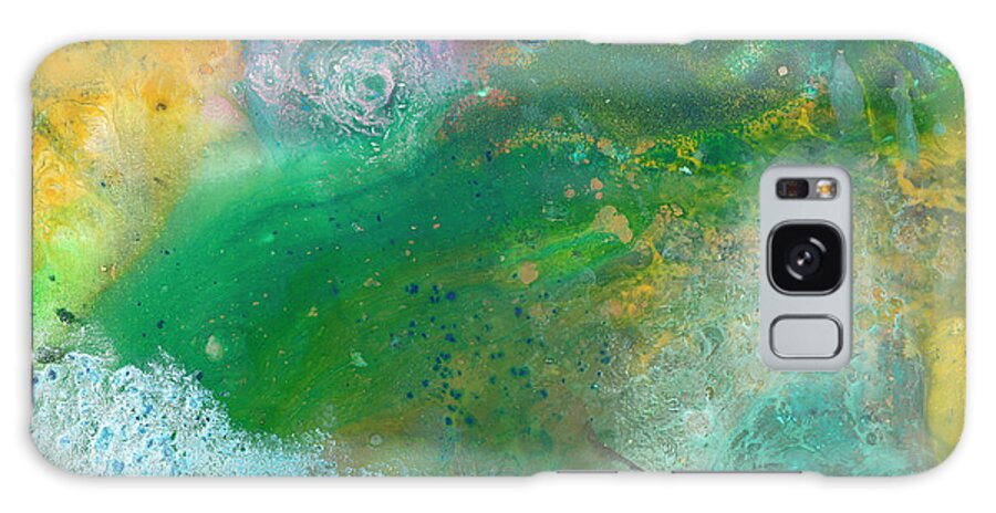 Seafoam Galaxy Case featuring the painting Storm by Kasha Ritter