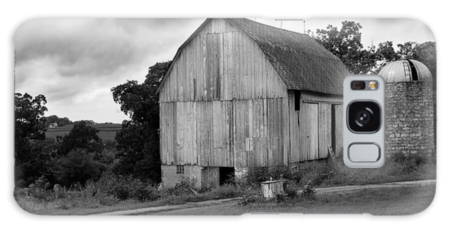 Barn Galaxy Case featuring the photograph Stormy Barn by Perry Webster