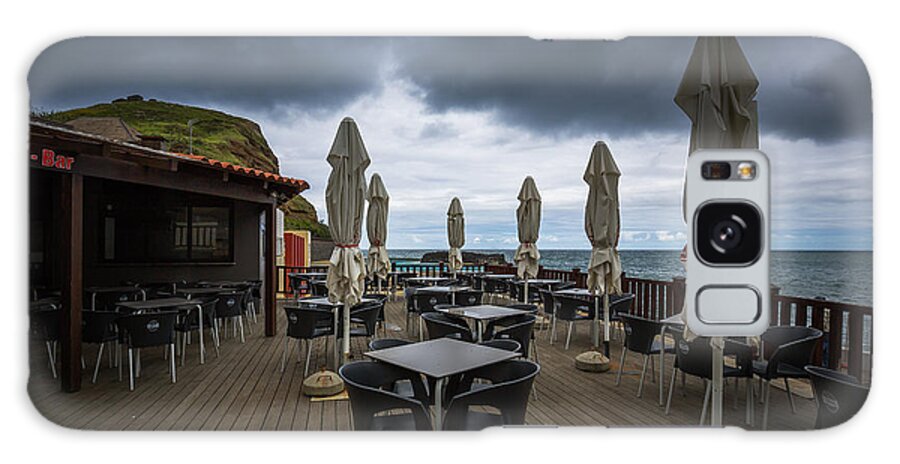 Cafe Galaxy Case featuring the photograph Stormy Clouds by Eva Lechner