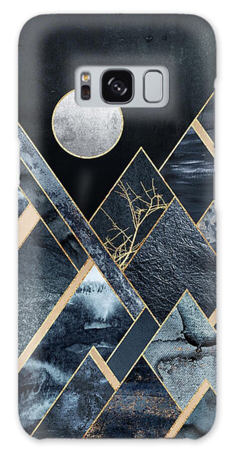 Graphic Galaxy Case featuring the digital art Stormy Mountains by Elisabeth Fredriksson