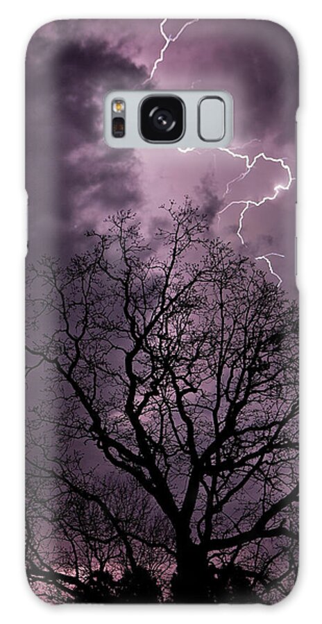 Lightning Galaxy Case featuring the photograph Stormy Night by Eilish Palmer