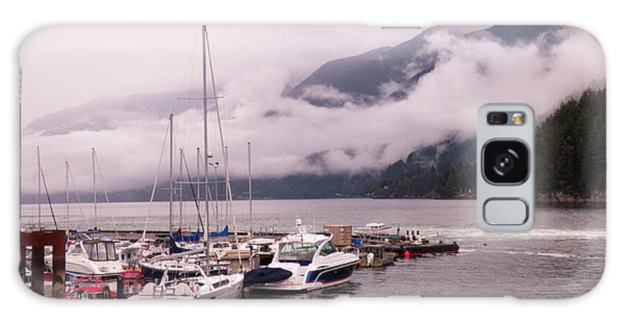Horseshoe Bay Galaxy Case featuring the photograph Stratus Clouds Over Horseshoe Bay by Leslie Montgomery