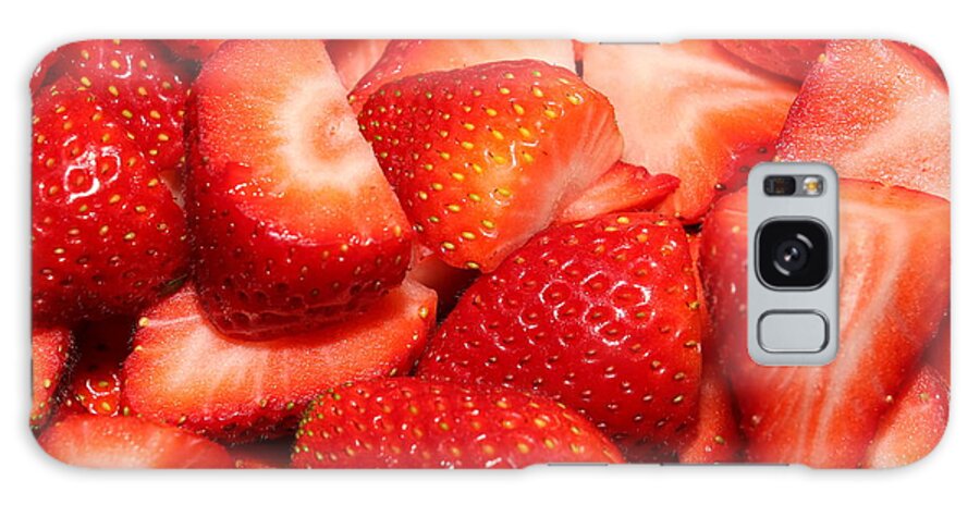 Food Galaxy Case featuring the photograph Strawberries 32 by Michael Fryd