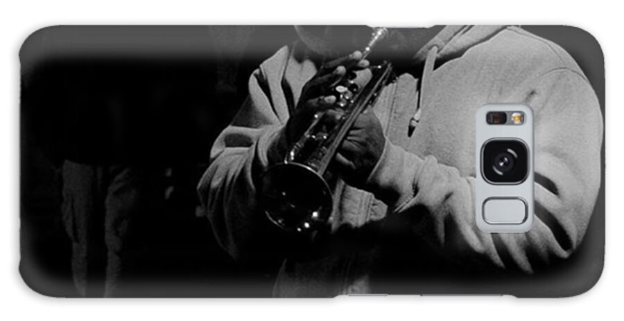 Streetphotography Galaxy Case featuring the photograph Street Artists / Musicians Perform For by David Haskett II