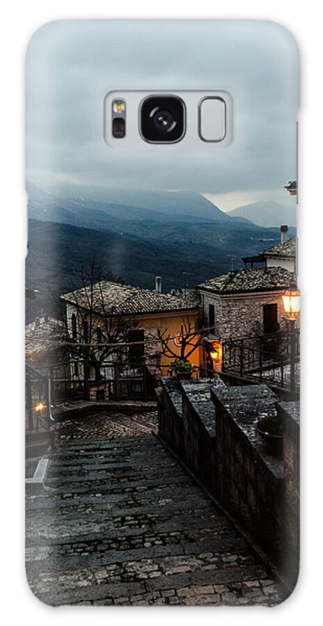 Streets Of Italy Galaxy S8 Case featuring the photograph Streets of Italy - Caramanico 3 by AM FineArtPrints