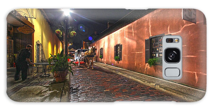 Horse Galaxy Case featuring the photograph Streets of St Augustine by Robert Och
