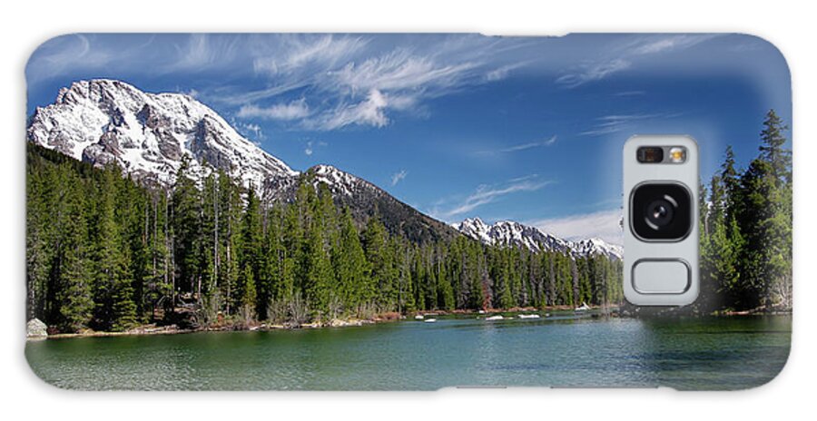 String Galaxy Case featuring the photograph String Lake and Mt. Moran by Ronnie And Frances Howard