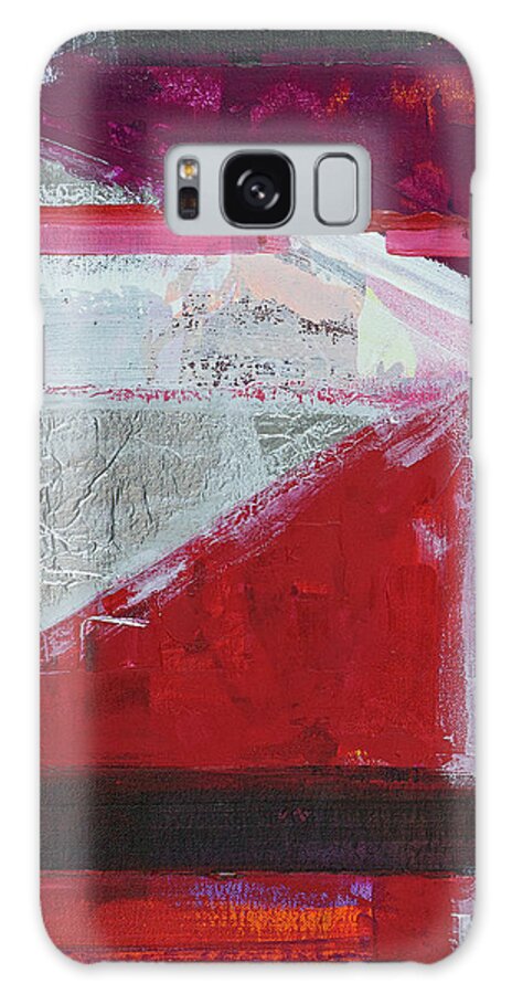 Abstract Composition Galaxy Case featuring the painting STRUCTURE No 3 by Walter Fahmy