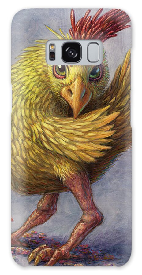 Wild Galaxy Case featuring the painting Study of a Wild Chick by James W Johnson