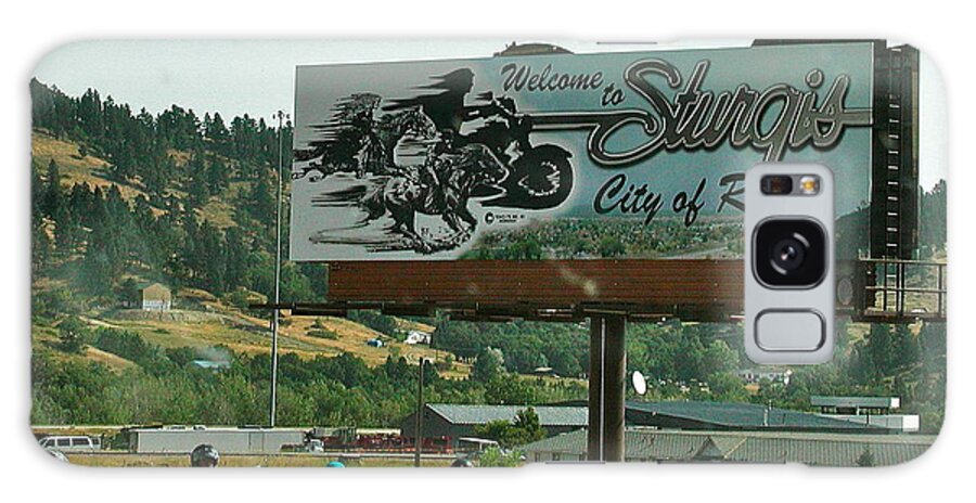 Sturgis Galaxy Case featuring the photograph Sturgis City of Riders by Anna Ruzsan