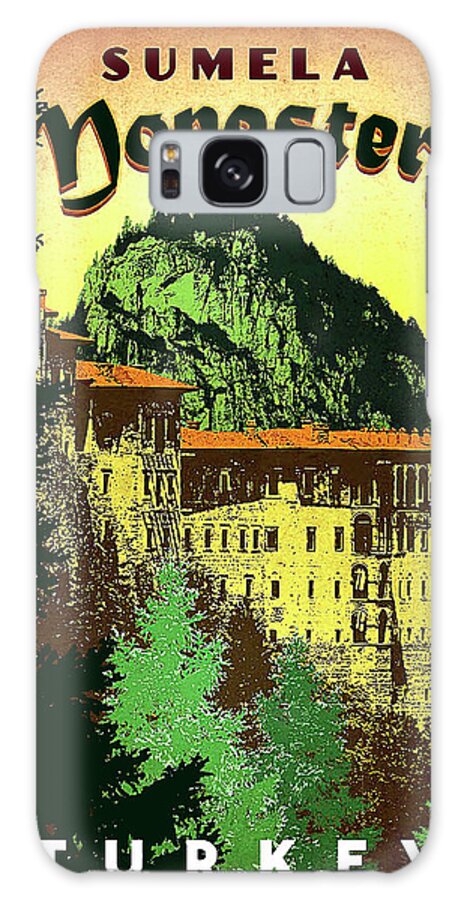 Sumela Monastery Galaxy Case featuring the painting Sumela Monastery, Turkey by Long Shot