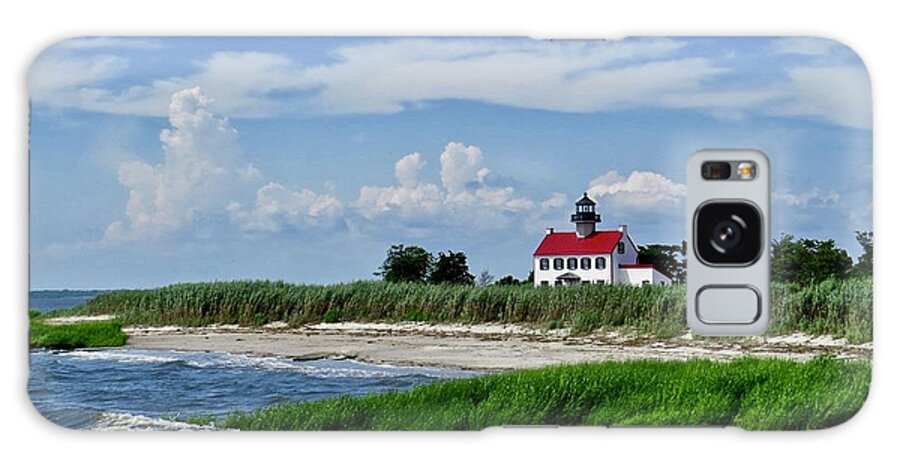 East Point Lighthouse Galaxy Case featuring the photograph Summer at East Point Lighthouse by Nancy Patterson