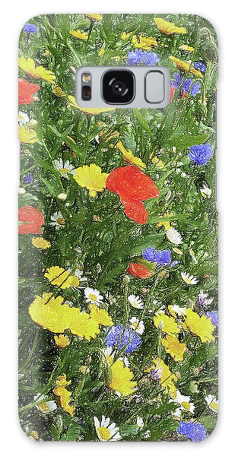 Summer Galaxy Case featuring the digital art Summer Colours by Julian Perry