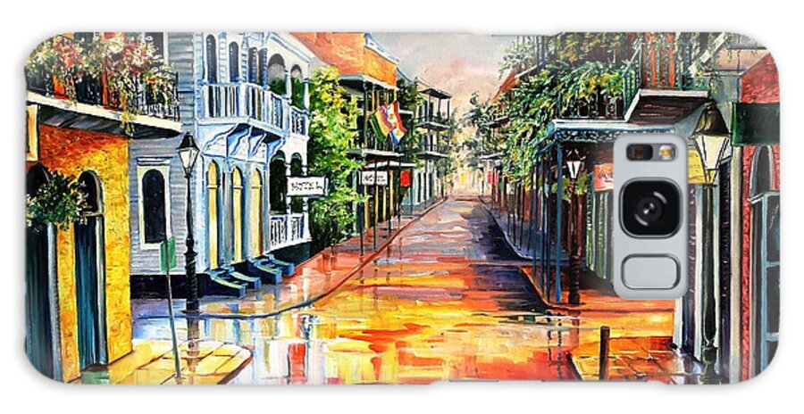 New Orleans Galaxy Case featuring the painting Summer Day on Royal Street by Diane Millsap