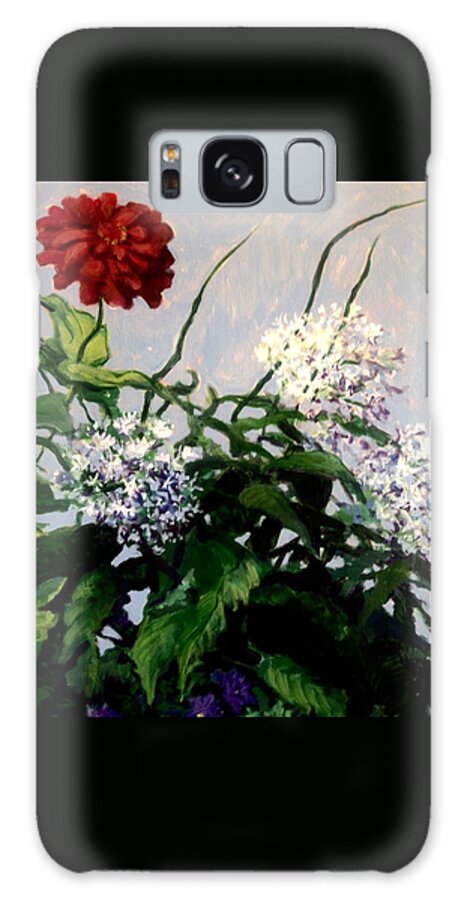 Flowers Galaxy Case featuring the painting Summer Flowers 1 by Jeanette Jarmon