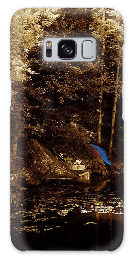 Canoe Galaxy Case featuring the digital art Summer Obsession by JGracey Stinson