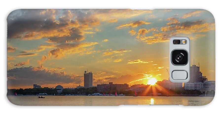 Boston Galaxy Case featuring the photograph Summer Sunset over Cambridge by Kristen Wilkinson