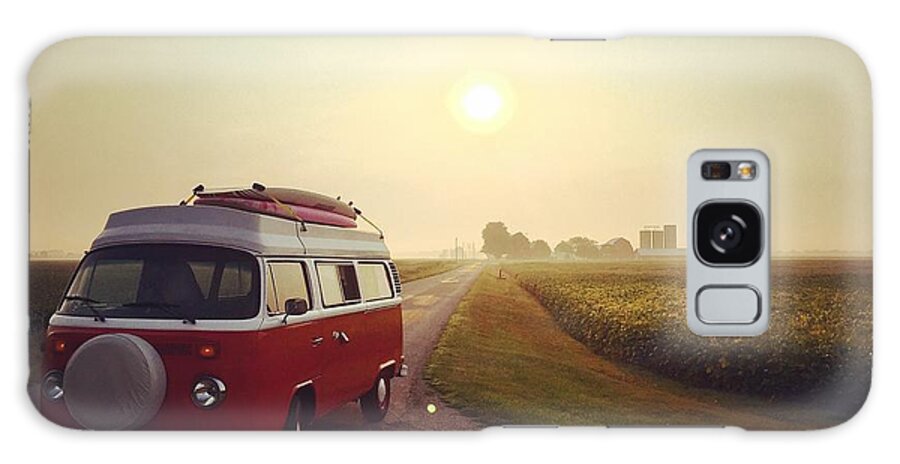 Vw Galaxy Case featuring the photograph Summer VW Vibe by Andrew Weills