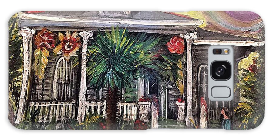 Summertime Galaxy Case featuring the painting Summertime New Orleans by Amzie Adams