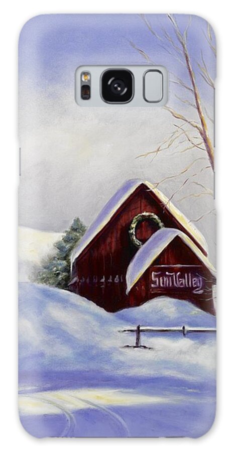 Landscape Galaxy Case featuring the painting Sun Valley 2 by Shannon Grissom