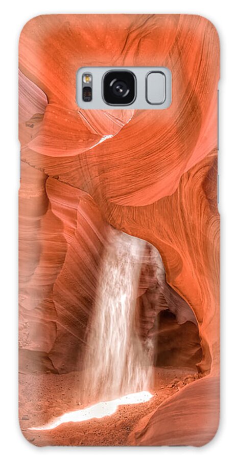 Antelope Galaxy Case featuring the photograph Sunbeam - Antelope Canyon by Andreas Freund