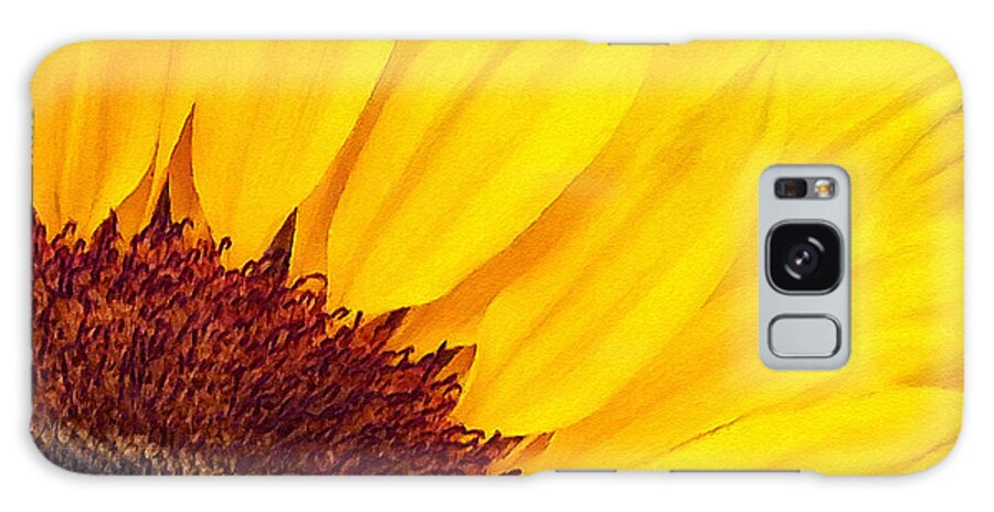 Sunflower Galaxy Case featuring the digital art Summer Gold #1 by Julian Perry