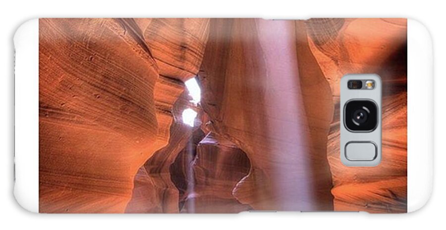 Beautiful Galaxy Case featuring the photograph Sunlight In Antelope Canyon
#amazing by Michael Ash