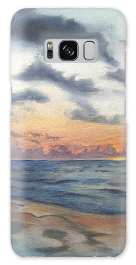 Sunrise Galaxy S8 Case featuring the painting Sunrise 02 by Adam Johnson