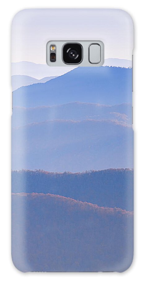 Triptych Galaxy Case featuring the photograph Sunrise Atop Clingman's Dome RTriptych by Jeff Abrahamson