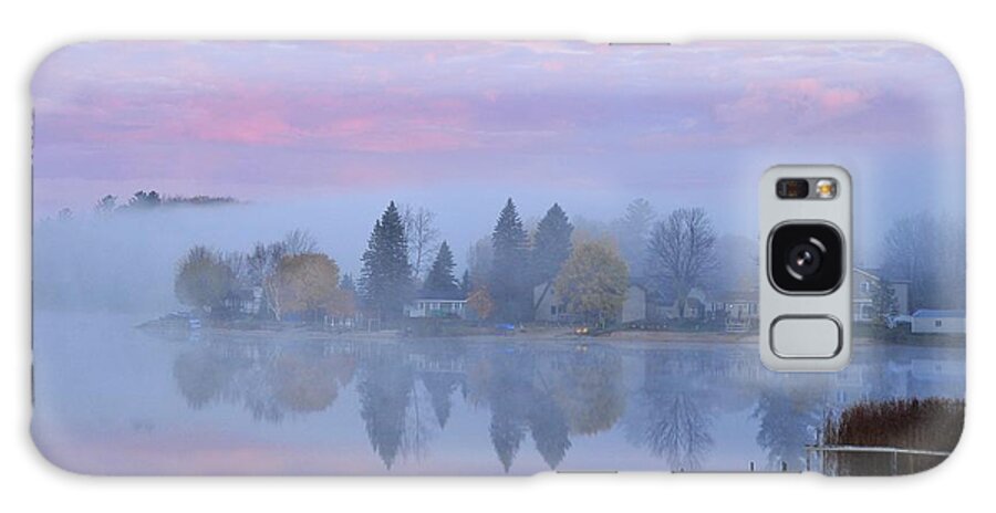 Stoneledge Lake Galaxy Case featuring the photograph Stoneledge Lake Fog by Terri Gostola