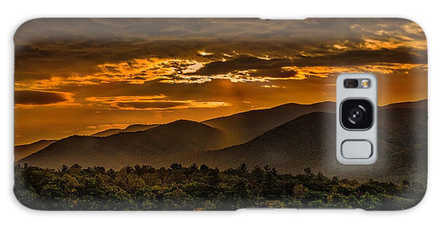 Sunrise Galaxy Case featuring the photograph Sunrise in Cades Cove Great Smoky Mountains Tennessee by T Lowry Wilson