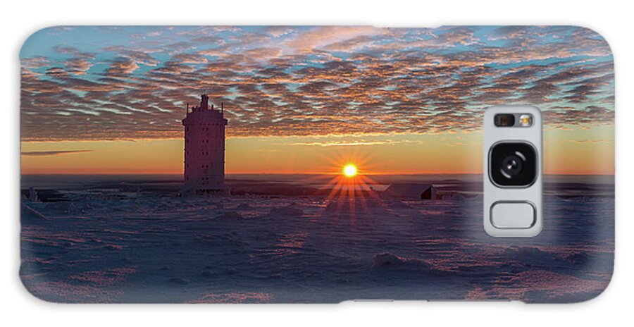 Sunrise Galaxy Case featuring the photograph Sunrise on the Brocken, Harz by Andreas Levi